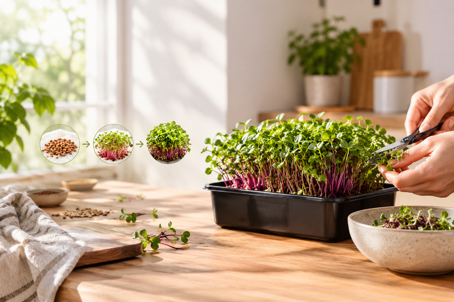 Cultiver des micropousses en France : guide pratique pour l’intérieur