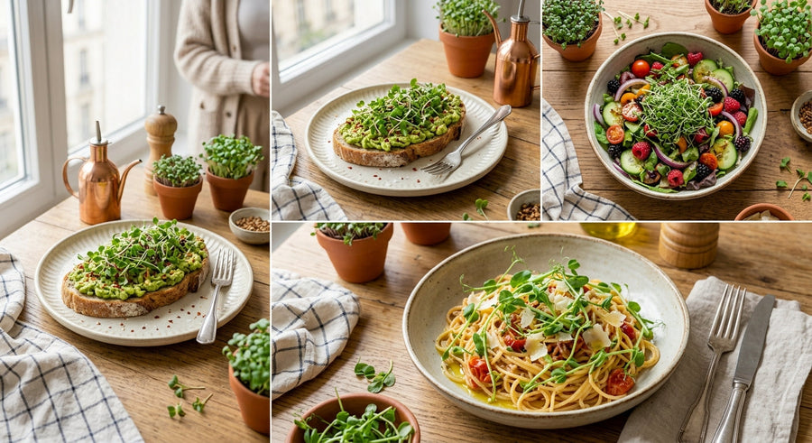 10 recettes faciles avec des micropousses pour se régaler au quotidien
