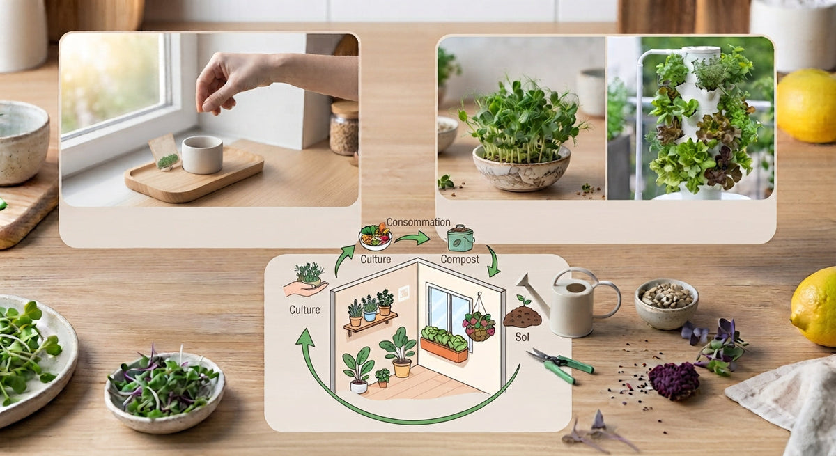 Comment réduire ses déchets grâce aux micropousses cultivées à la maison ?