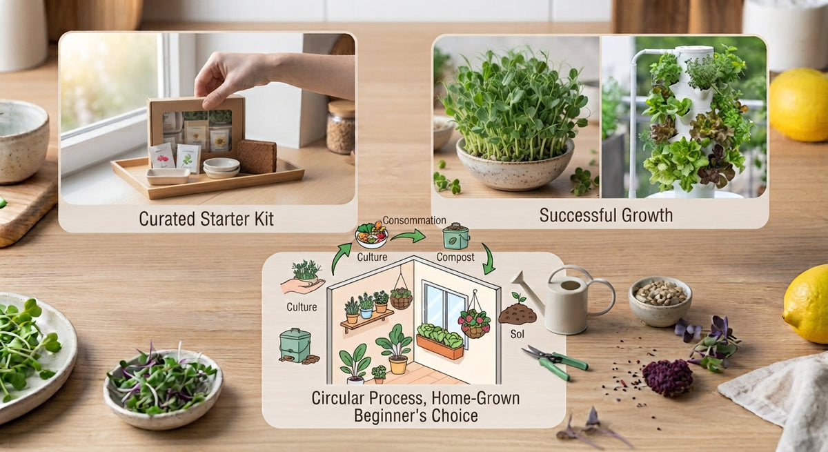 Premier kit de micropousses : que choisir quand on débute ?