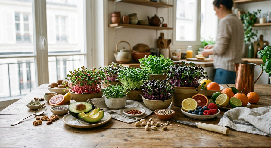 Vitamines et nutriments des micropousses : ce que l’on sait réellement